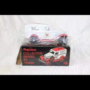TEXACO 1932 DIE CAST METAL FORD DELIVERY VAN BANK BY ERTLE CO.